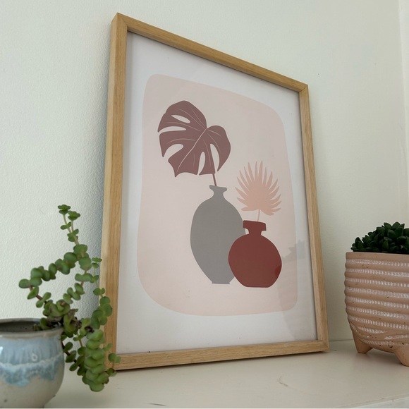 Framed Plant Art Print - Picture 3 of 5